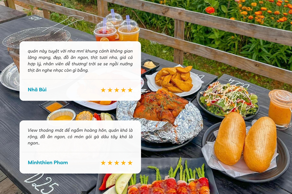 Qu&aacute;n c&oacute; nhiều m&oacute;n ăn ngon, hấp dẫn, nổi bật c&oacute; thể kể đến như gỏi g&agrave; d&acirc;u t&acirc;y, ốc bươu nhồi thịt, v.v.